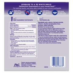 Close-up of whitening effect on teeth