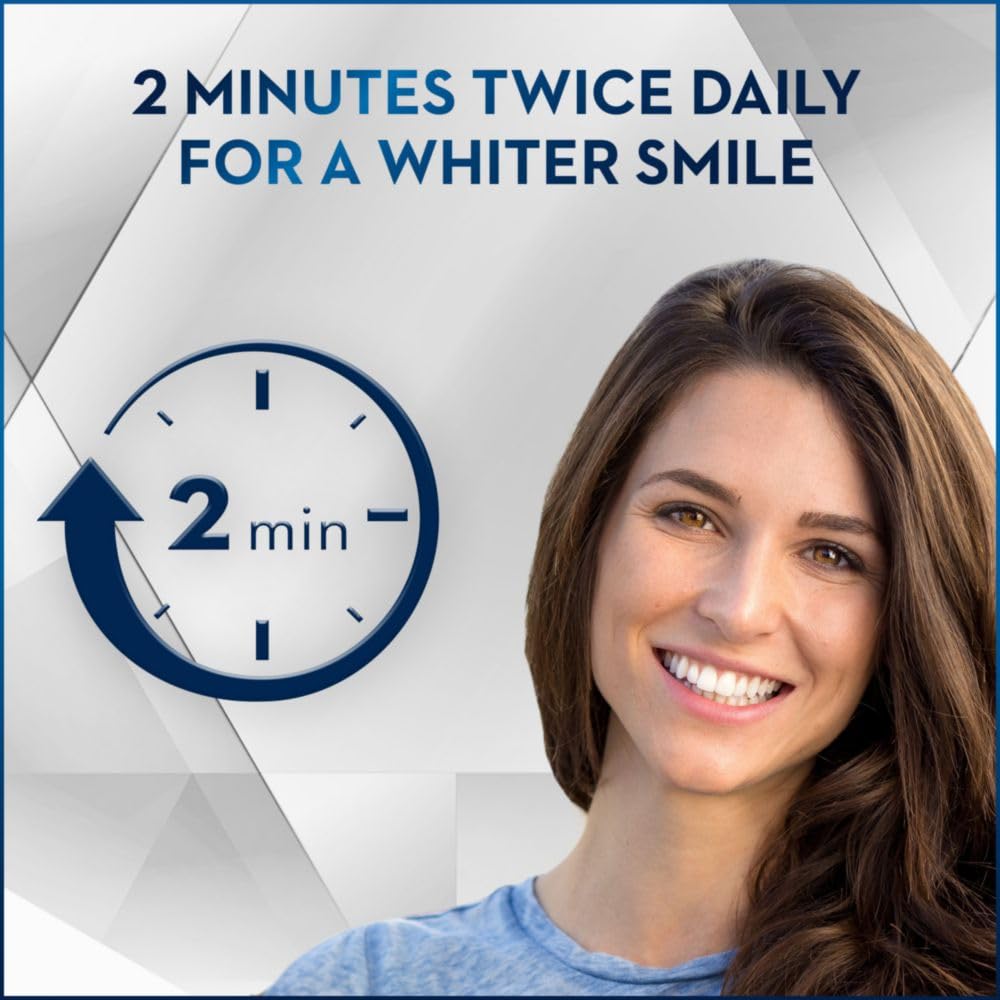 Daily brushing routine with Crest 3D White Brilliance 2 Step Kit