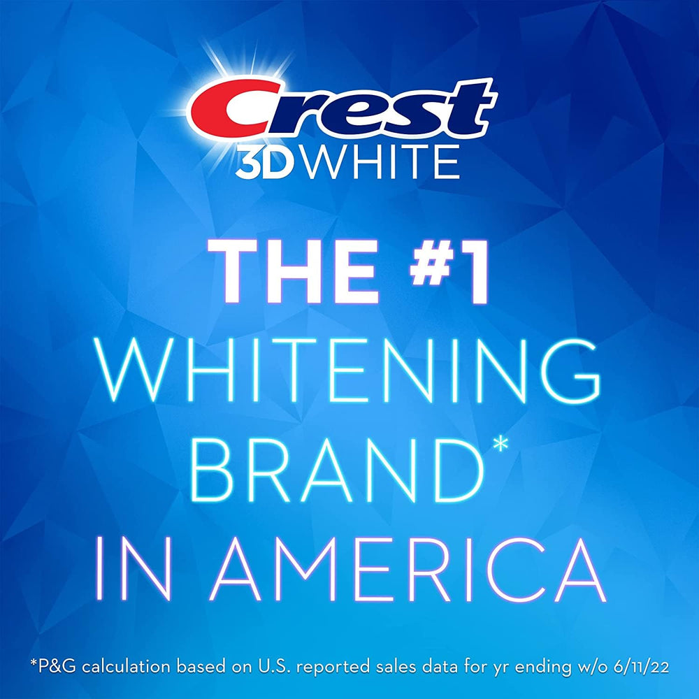 Tooth enamel strengthening with Crest 3D White Brilliance toothpaste
