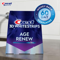 Close-up of Crest 3D Whitestrips being applied