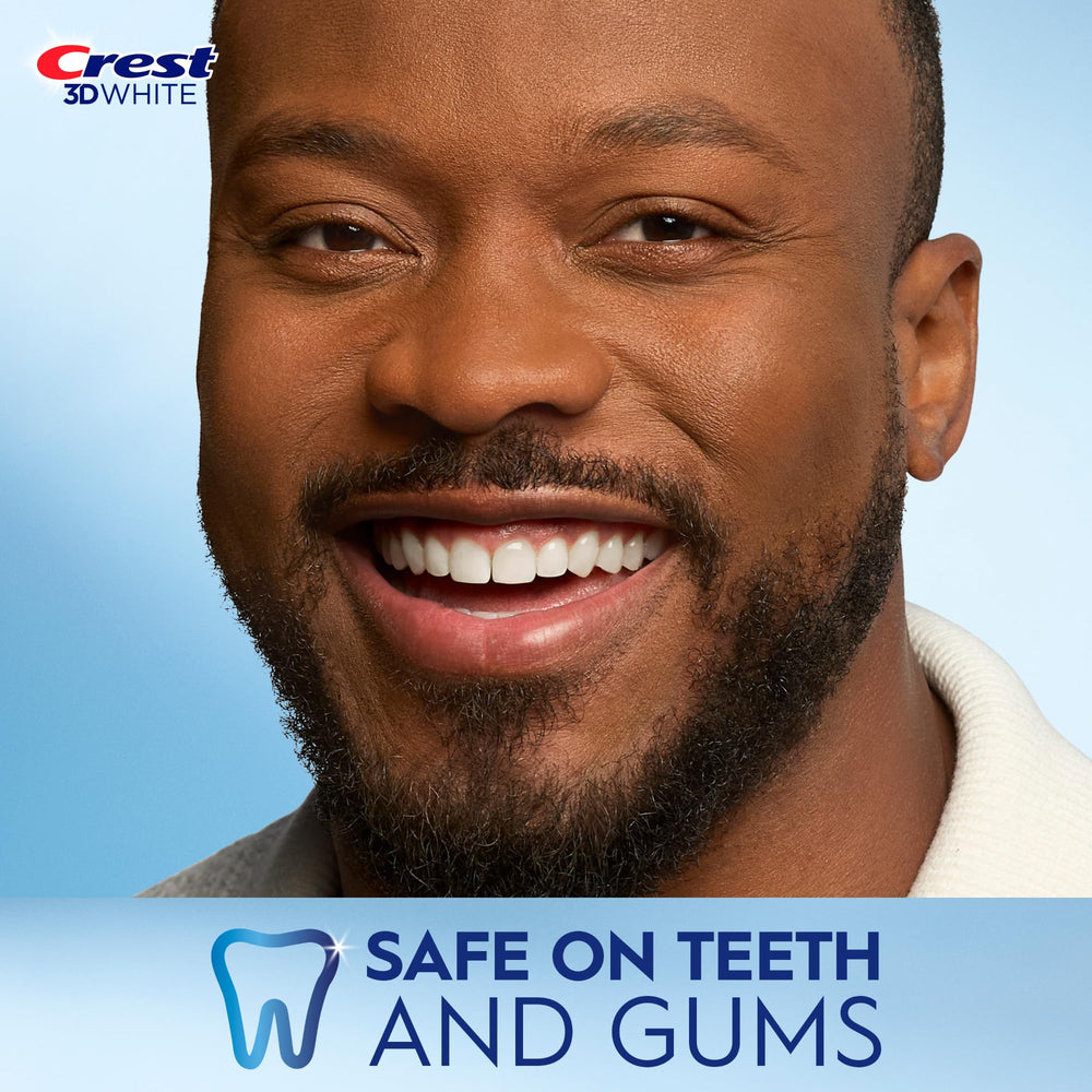 Close-up of Crest 3D Whitestrips strips