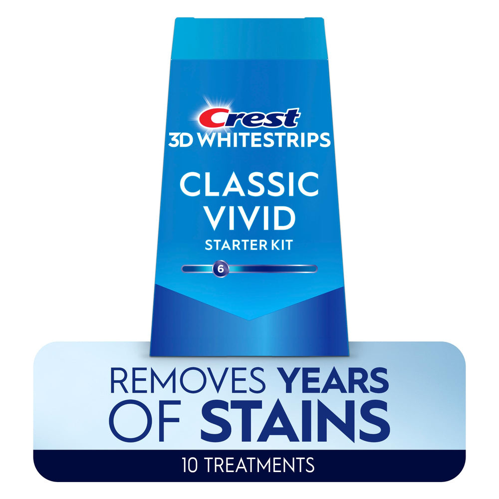 ADA approved Crest 3D Whitestrips packaging