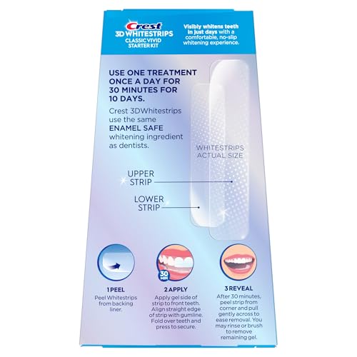 Crest 3D Whitestrips Classic Vivid box with strips inside