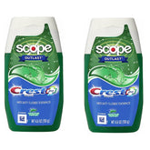 Front view of Crest Complete Whitening Plus Scope toothpaste 2-pack (4.6 oz / 130 g each)