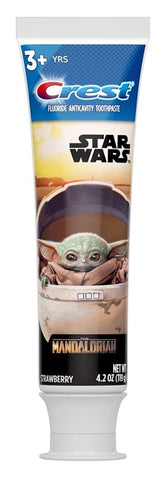 Crest Kids Toothpaste Star Wars Strawberry 4.2 oz pack of 6 - front view