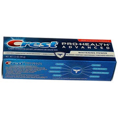 Usage guidance for Crest Pro-Health Advanced Whitening toothpaste