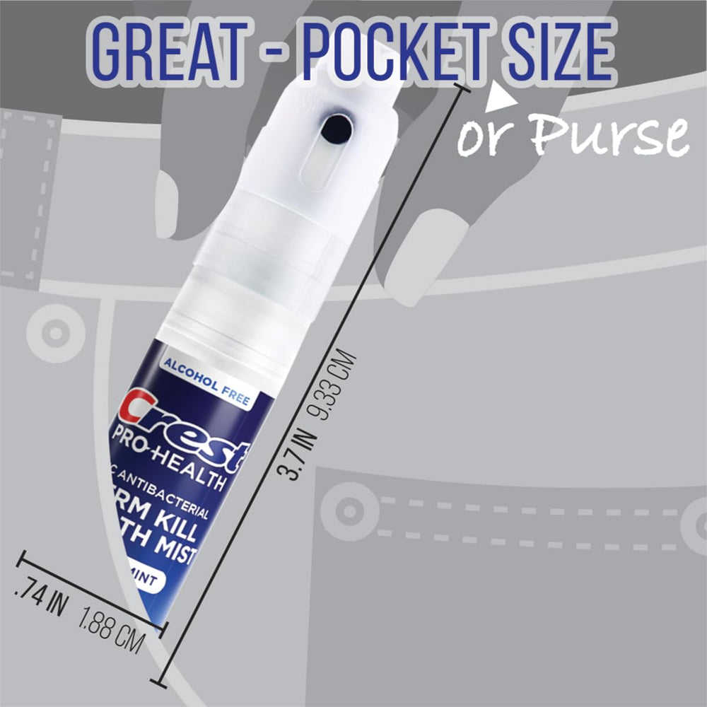 USA-made Crest Pro-Health Breath Mist in FDA-regulated facility context