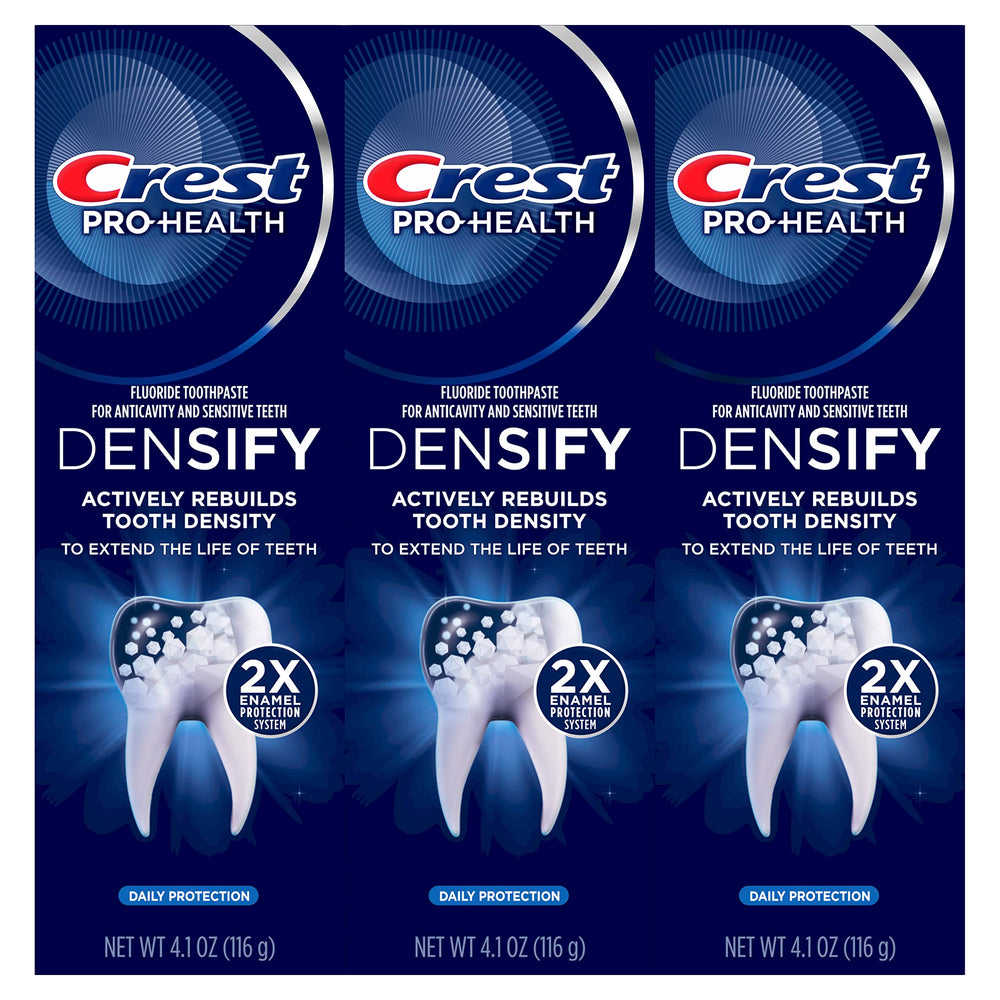 Illustration of enamel remineralization with Crest Densify