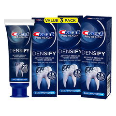 Crest Pro-Health Densify 3-pack toothpaste front view