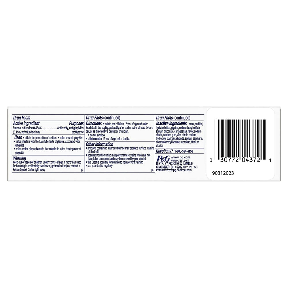 Crest Pro-Health logo with Gum Detoxify label