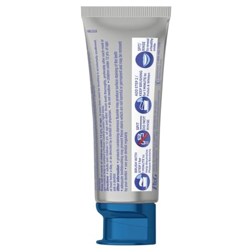 Refreshing clean sensation after brushing Crest toothpaste