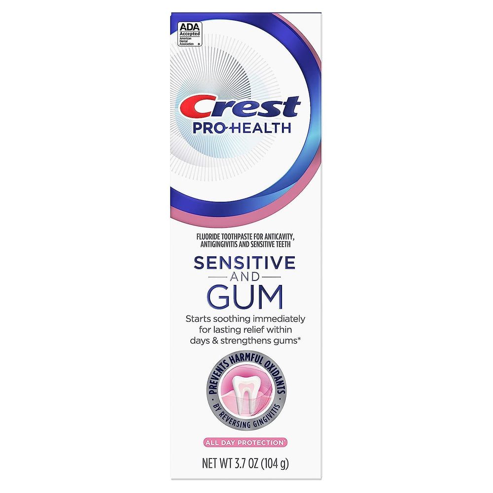 Crest Pro-Health Gum & Sensitivity toothpaste tube 3.7 oz