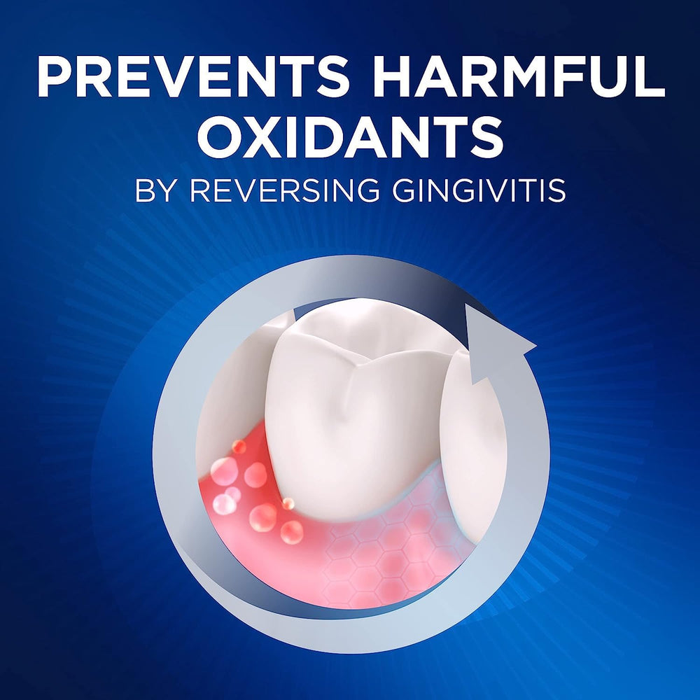 Close-up of Crest Pro-Health Gum & Sensitivity toothpaste ingredients