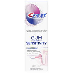 Crest Pro-Health Gum & Sensitivity toothpaste front view 4.1 oz