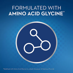 Toothpaste tube close-up showing smooth, foamy formula