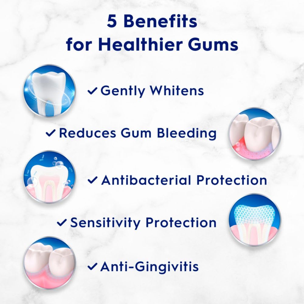 Graphic illustrating stannous fluoride anticavity protection for Crest toothpaste