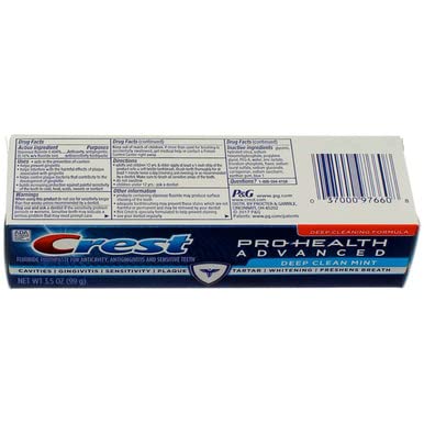Freshens breath benefit visual for Crest Pro-Health