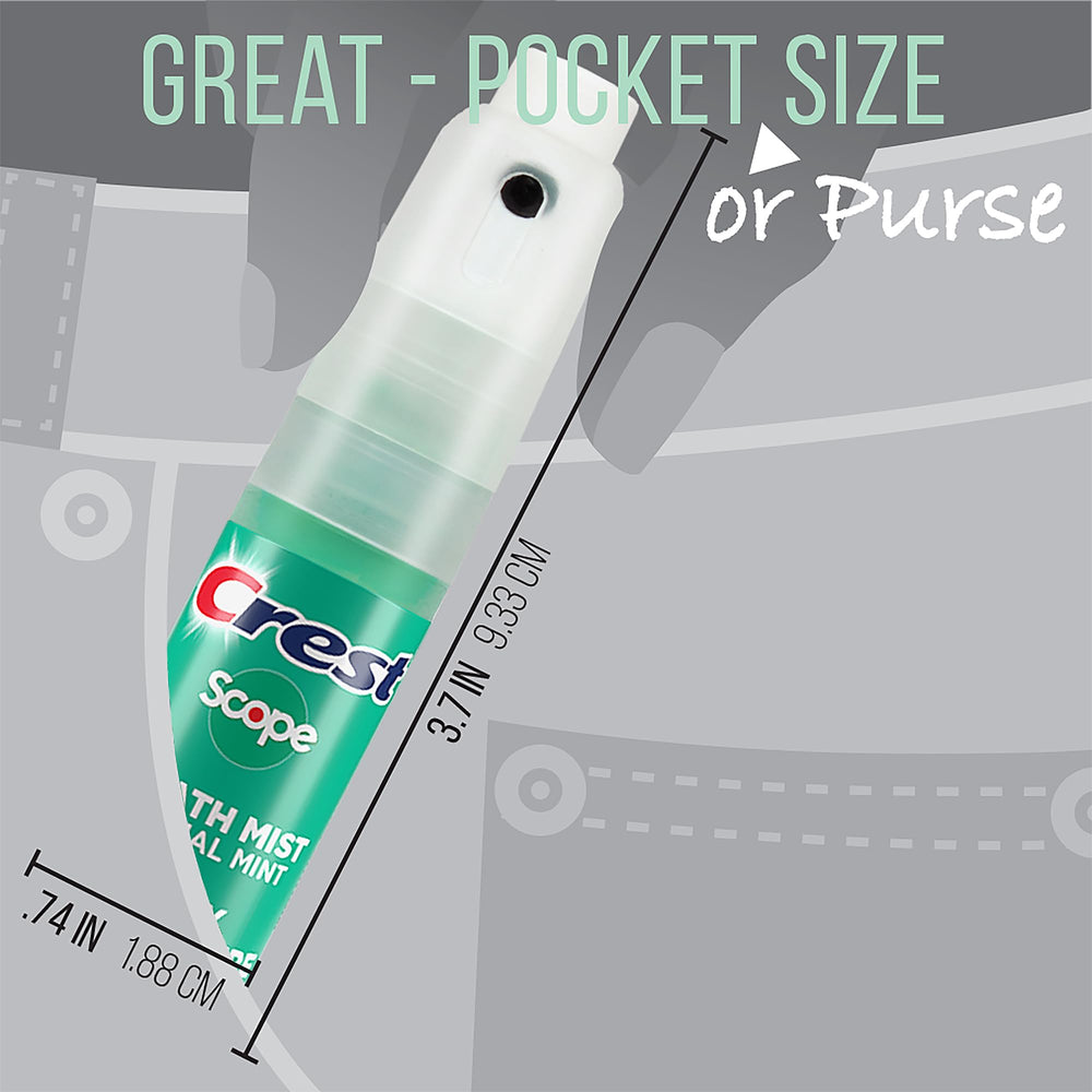 Crest Scope Breath Mist 3-Pack packaging variations