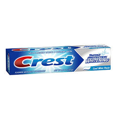 Close-up of toothpaste tube cap and dispensing end