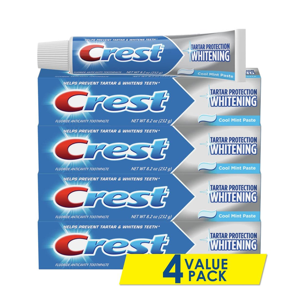 Crest Tartar Protection Whitening Cool Mint toothpaste tube front