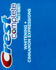 Cinnamon flavor swatch for Crest toothpaste