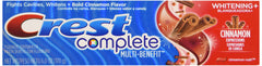 Crest Whitening Expressions Cinnamon Rush toothpaste front view 6 oz