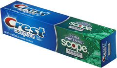 Minty Advanced Freshness imagery for Crest Complete toothpaste.