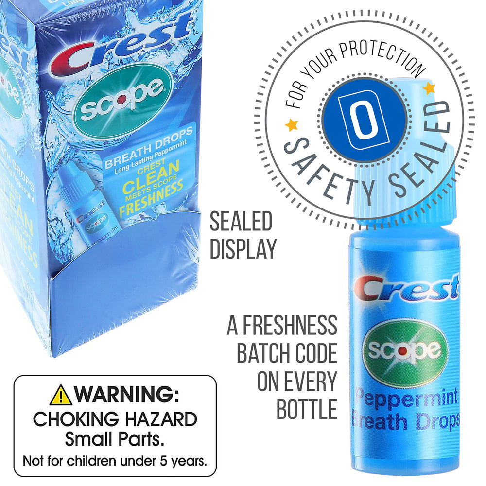 Crest Scope Peppermint Breath Drops 3.2 mL bottle