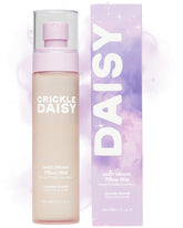 Crickle Daisy Sweet Dreams Lavender Pillow Mist bottle ready for a calming bedtime ritual.