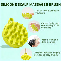 Criszenv Scalp Scrub after-use close-up shows soothed, balanced feel.