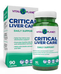 Vital Planet Critical Liver Care bottle - front view