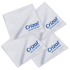 Crizal 4-pack cleaning cloths front view