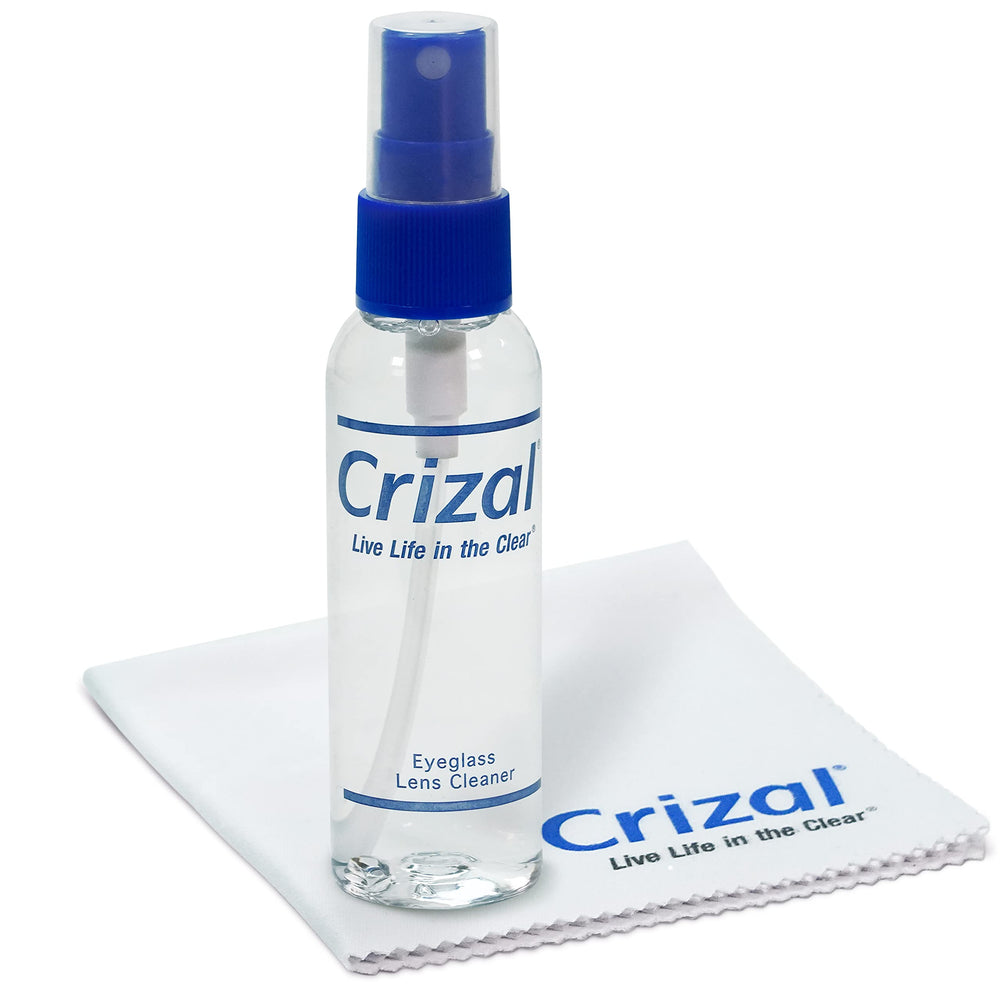Crizal bundle 1 pack with 2oz spray and standard microfiber cloth