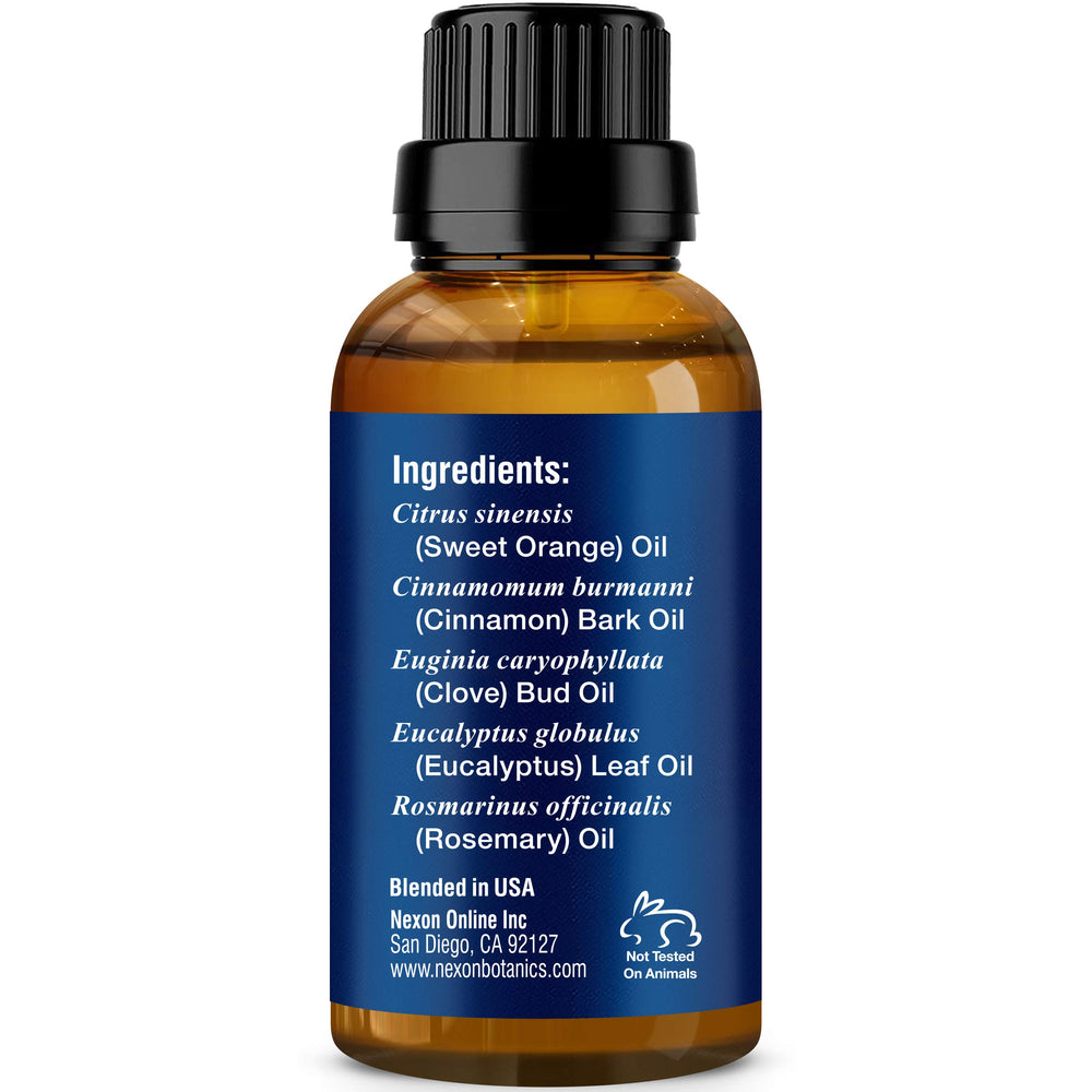 Natural, cruelty-free oil blend label