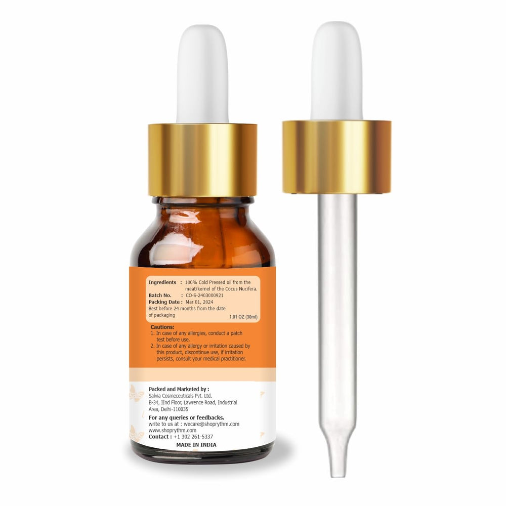 Crysalis Coconut Extract pour shot ready for easy dilution of essential oils.