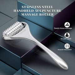 Close-up of rust-resistant stainless steel roller head