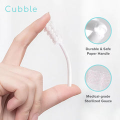 3D wave design for thorough cleaning on a baby tongue
