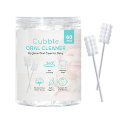 Cubble Baby Tongue Cleaner 60pcs packaging