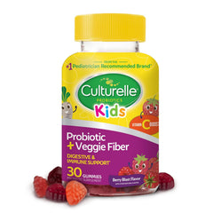 Culturelle Kids Daily Probiotic Gummies Berry Flavor bottle (30-count)