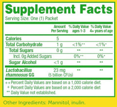 Box of Culturelle Kids Daily Probiotic Packets