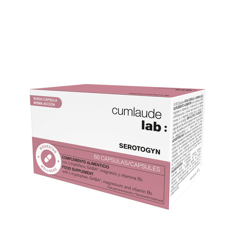Serotogyn 60 capsules bottle by Cumlaude Lab