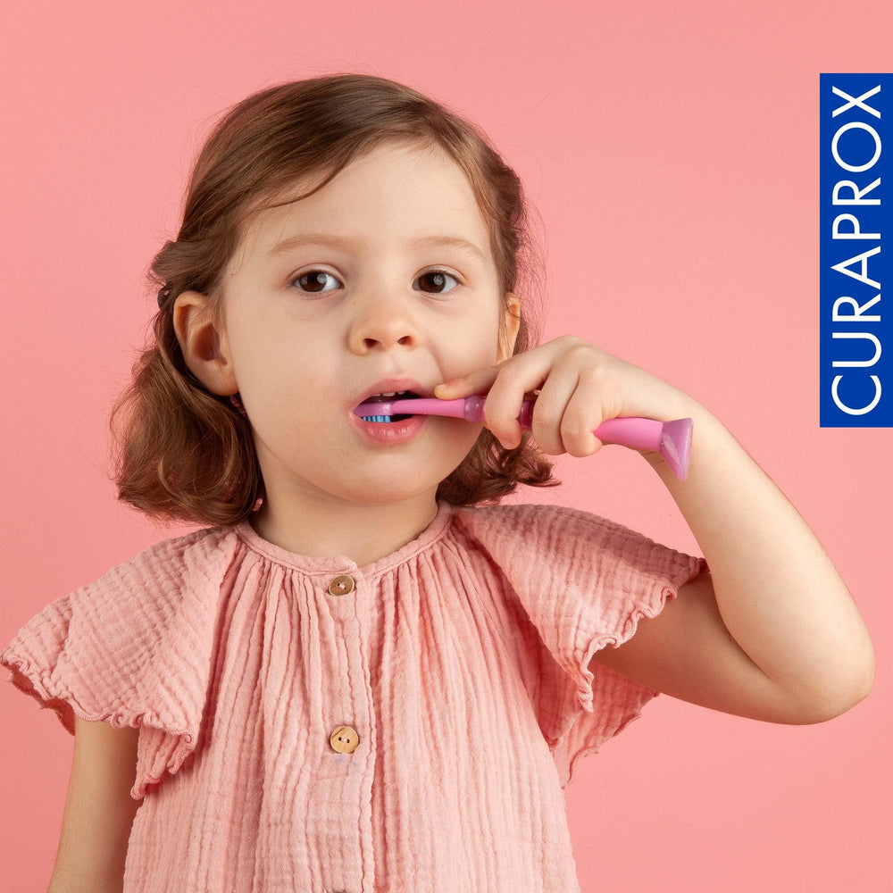 Single pack packaging of Curaprox baby toothbrush