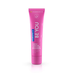 Front view of Curaprox Whitening Toothpaste Watermelon 60ml pink packaging