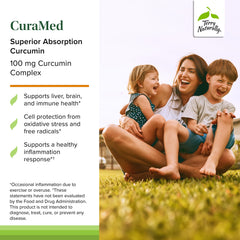 Close-up of enhanced-absorption curcumin complex