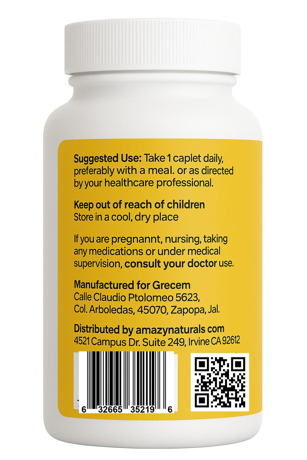 Front label of Curcuyin Turmeric Curcumin 880mg bottle