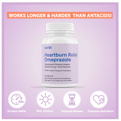Curist Omeprazole 20mg delivers reliable acid suppression vs brand-name OTC
