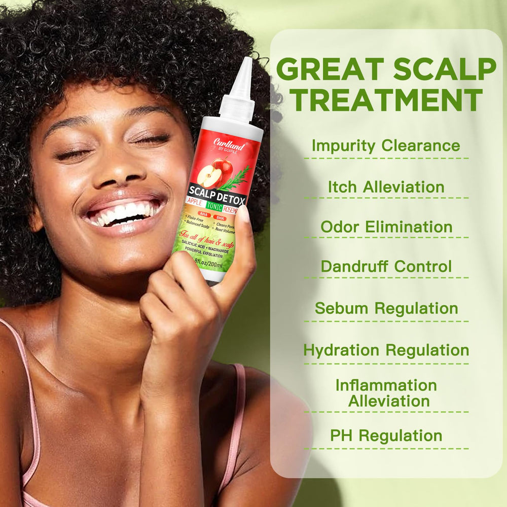 Curlland tonico exfoliante sensación refrescante durante la aplicación.