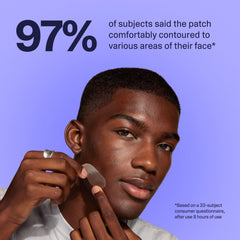 Curology Emergency Spot Patch Clusters worn discreetly for all-day protection