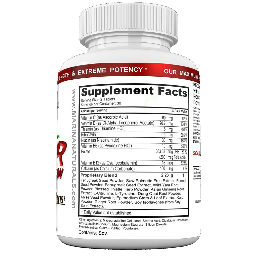 Graphic of CURVIMORE BOOSTER ingredients Biotin, Hyaluronic Acid and Collagen