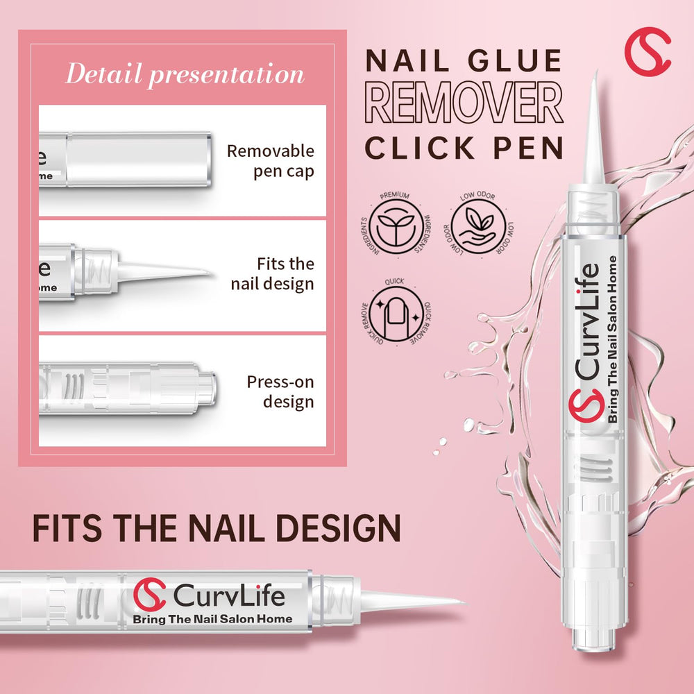 CurvLife Click Remove Pen design in use during removal